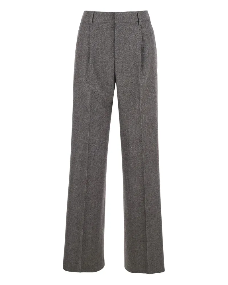 PT TORINO High-Waist-Hose mit eingefassten Taschen - Grau Grau