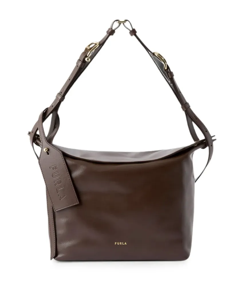 Furla Ginevra Schultertasche - Braun Braun