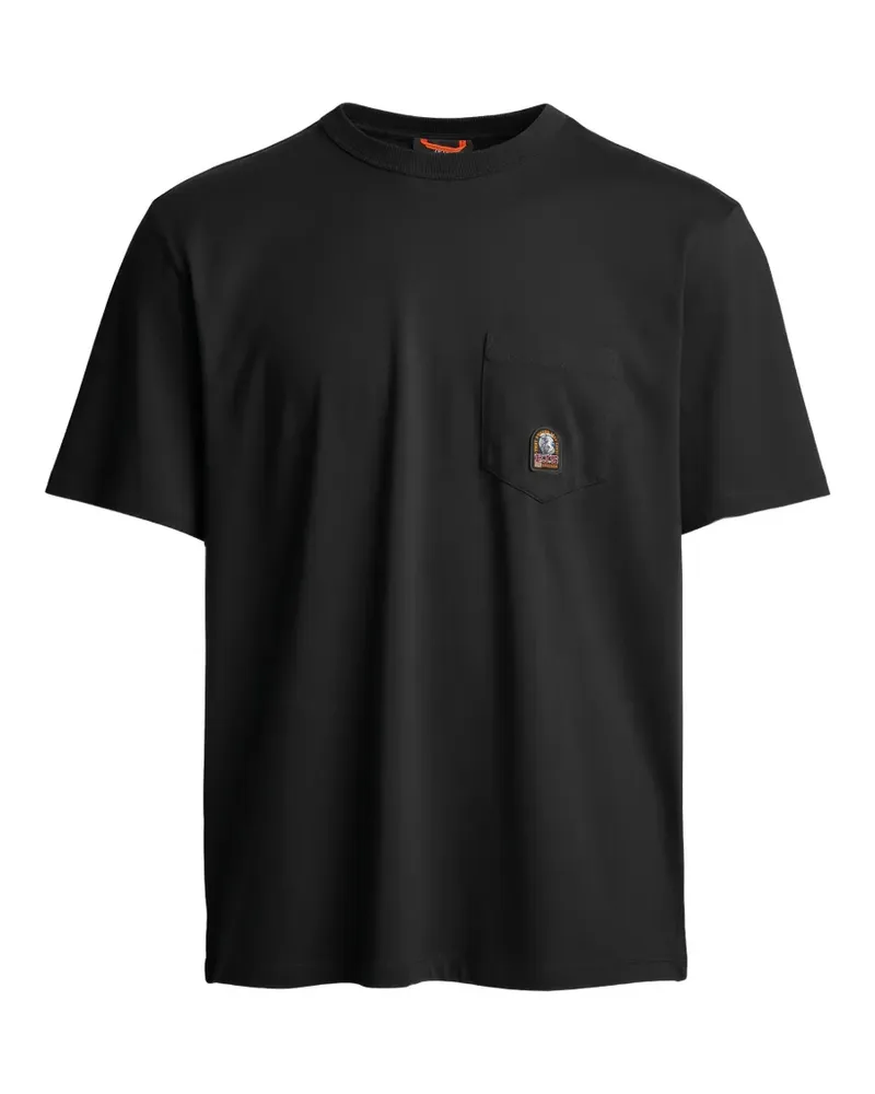 Parajumpers Neel T-Shirt mit Tasche - Schwarz Schwarz