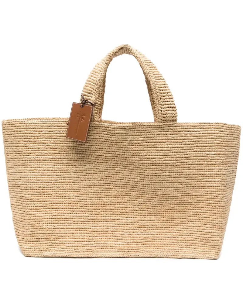 Manebí Große New Sunset Tote Bag - Nude Nude