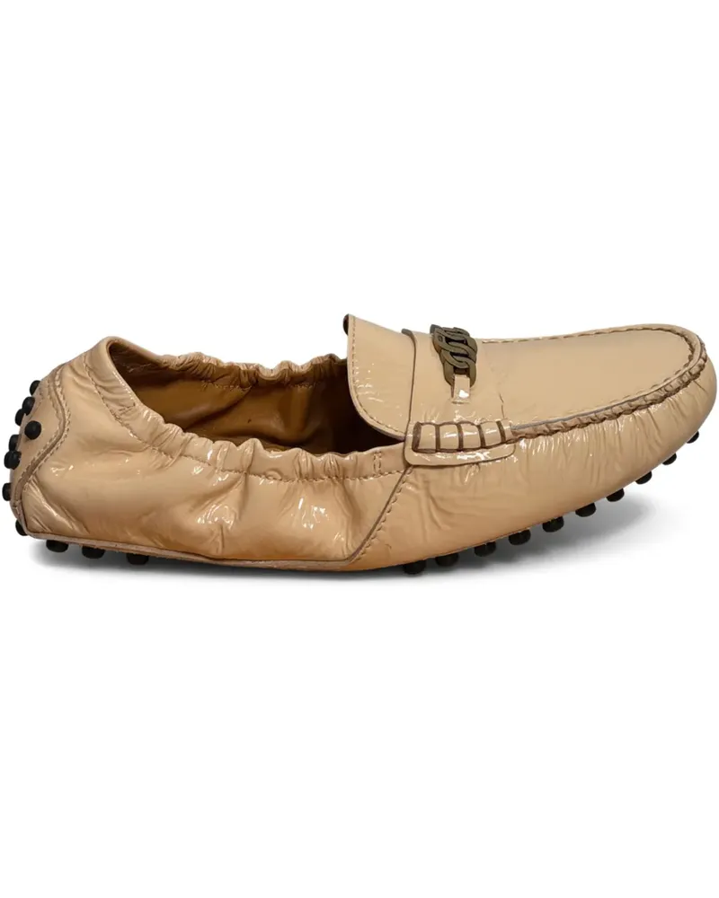 TOD'S Loafer mit Kettendetail - Nude Nude