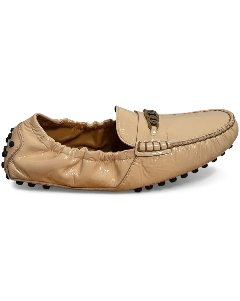 TOD'S Loafer mit Kettendetail - Nude Nude