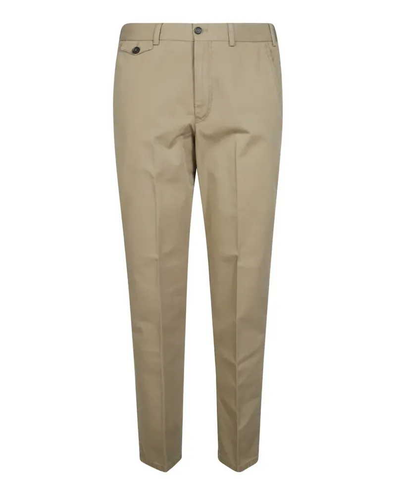 PT TORINO cotton chino trousers - Nude Nude