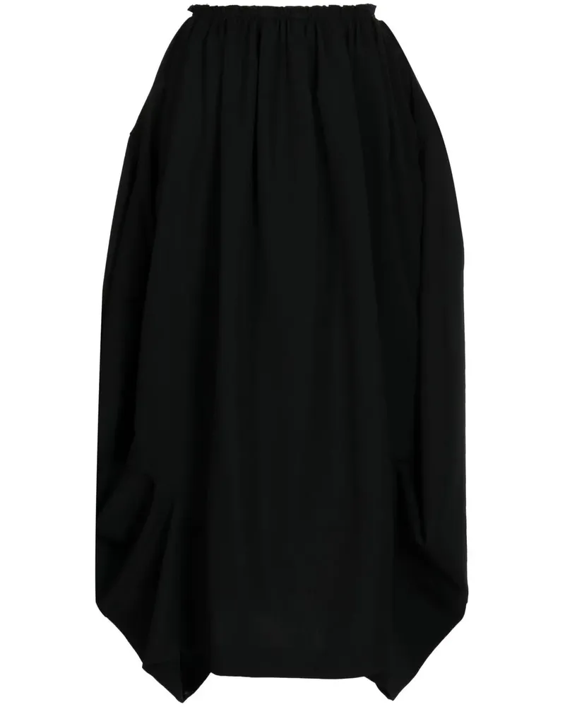 Comme des Garçons Asymmetrischer Rock - Schwarz Schwarz