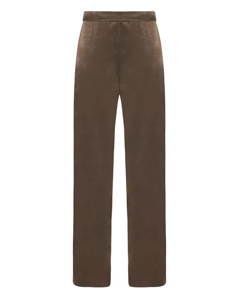 The Row Miros Hose mit Satin-Finish - Braun Braun