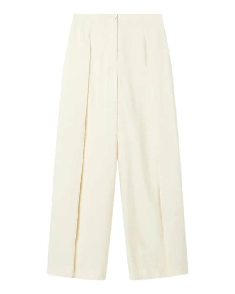 Emporio Armani pleat-detail trousers - Nude Nude