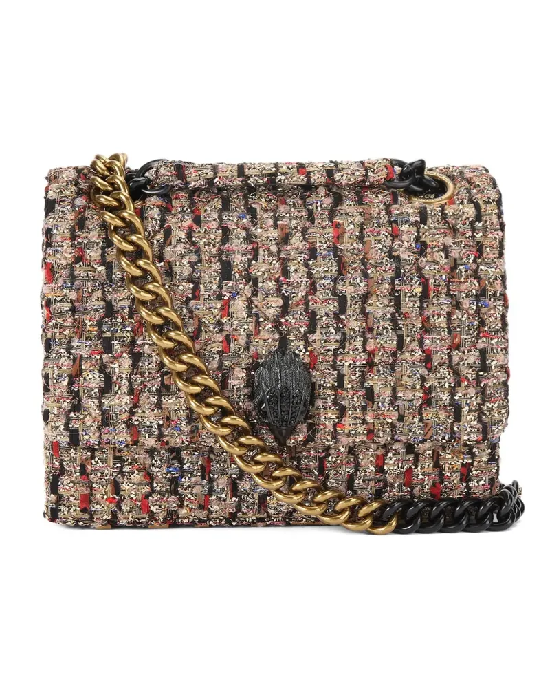 Kurt Geiger Schultertasche mit Tweed-Struktur - Rosa Rosa