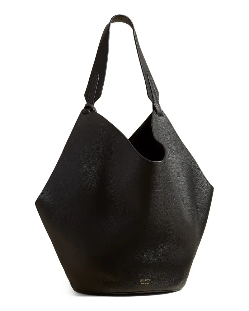 KHAITE medium Lotus tote bag - Schwarz Schwarz