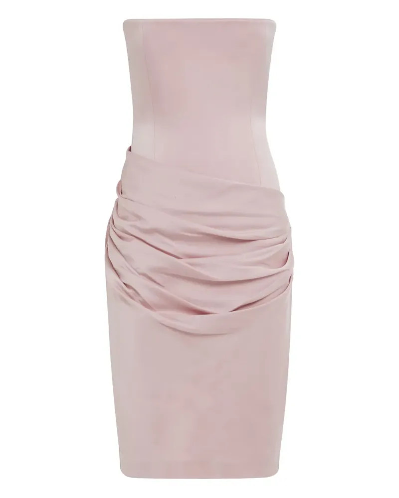 Alex Perry Kleid aus Satin - Rosa Rosa