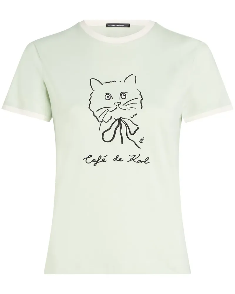 Karl Lagerfeld x Jorge Parra T-Shirt - Grün Grün