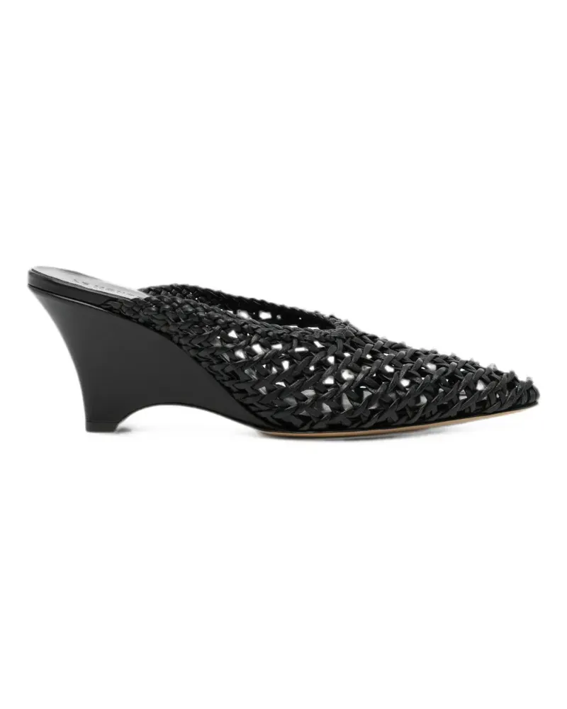 Le Monde Béryl Victoria Wedge mules - Schwarz Schwarz