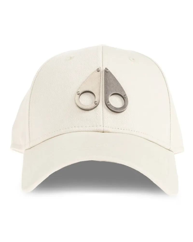 Moose Knuckles logo plaque cap - Nude Nude