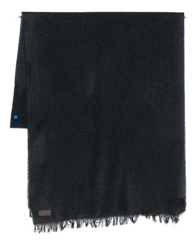 Canali Schal aus Kaschmir - Blau Blau