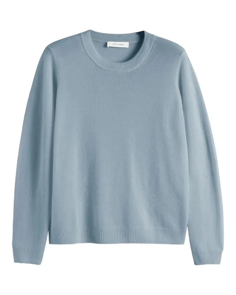 Chinti & Parker Kaschmirpullover mit Rundhalsausschnitt - Blau Blau