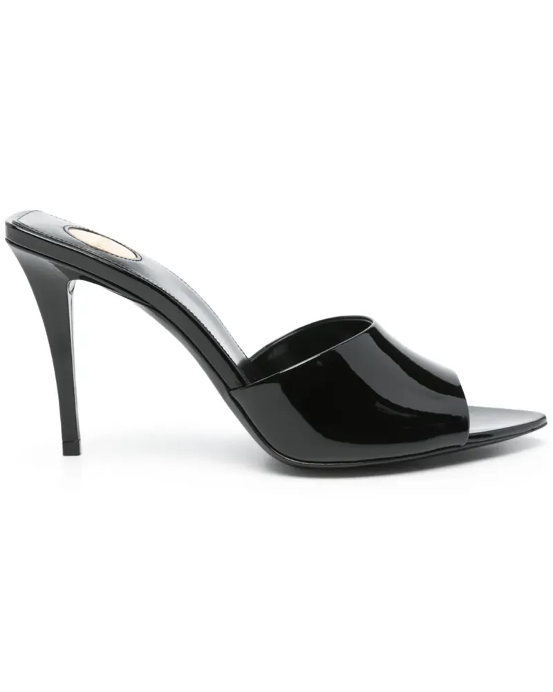 Saint Laurent Romy Mules 90mm - Schwarz Schwarz