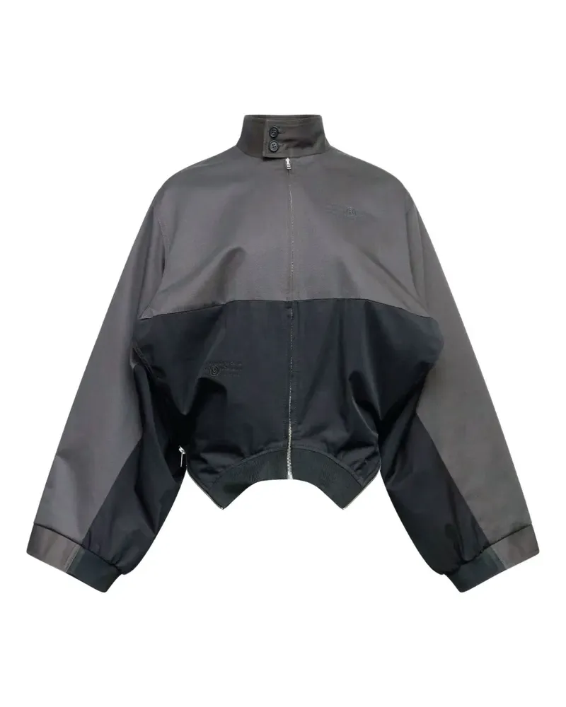 Maison Margiela Jacke in Colour-Block-Optik - Grau Grau