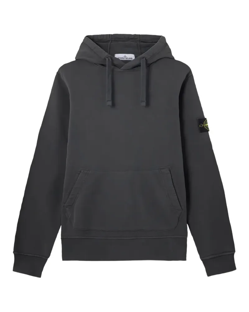 Stone Island 6100062 Organic Cotton Fleece hoodie - Grau Grau