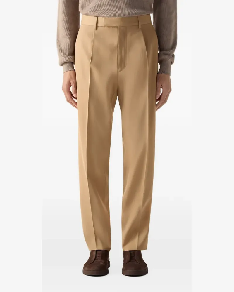 Ermenegildo Zegna Plissierte Hose - Nude Nude