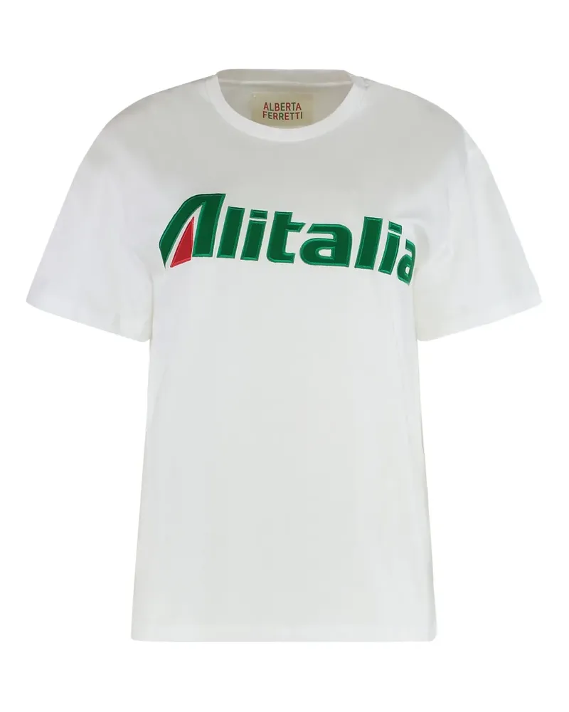 Alberta Ferretti Alitalia' T-Shirt - Weiß Weiß