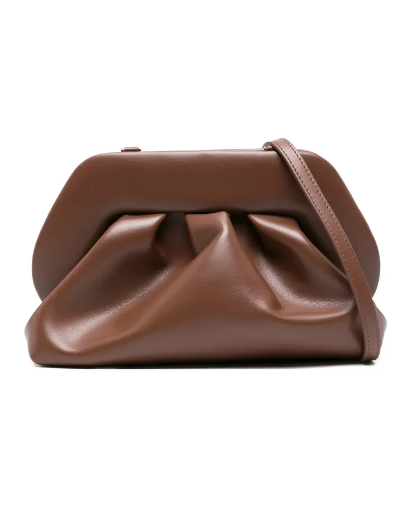 THEMOIRÈ Mittelgroße Bios Clutch - Braun Braun