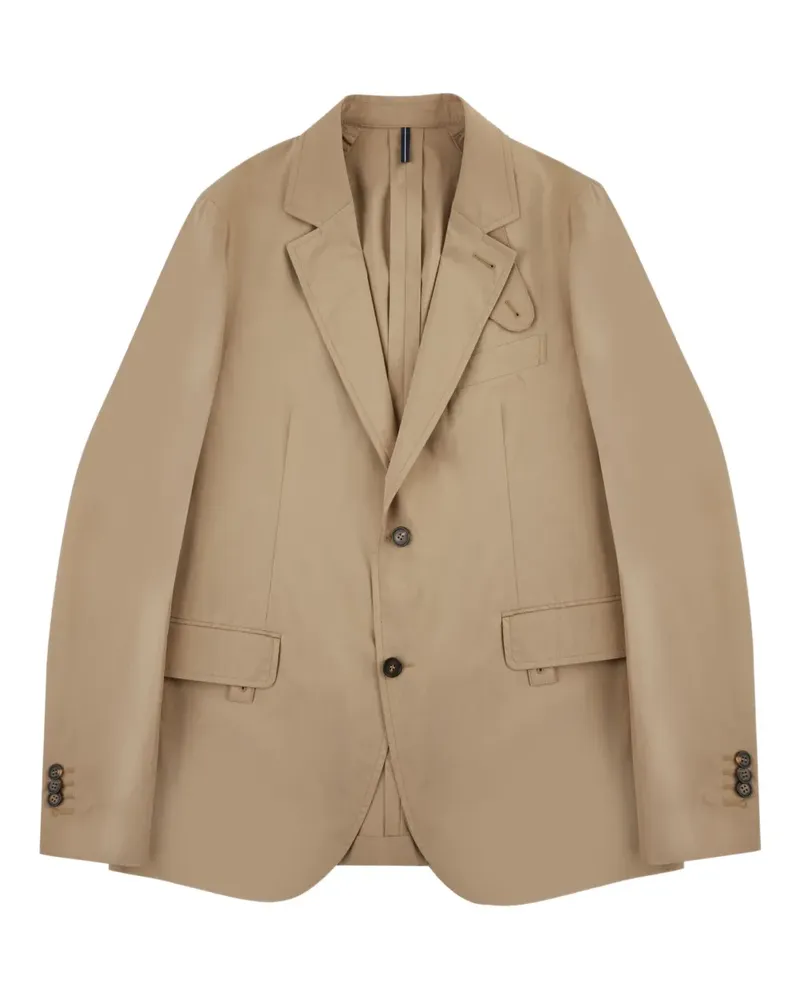 Incotex Hemdjacke mit geknöpften Taschen - Nude Nude