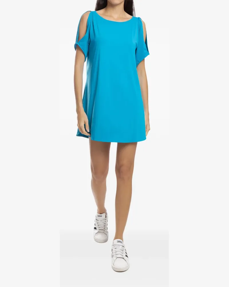 Lygia & Nanny Allat Lisa Minikleid mit Cut-Out - Blau Blau