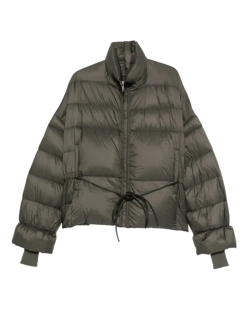 Rick Owens quilted drawstring jacket - Grün Grün