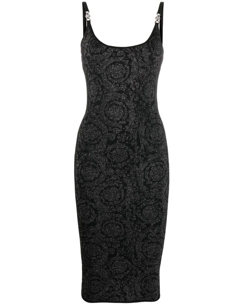 Versace Barocco Kleid Schwarz