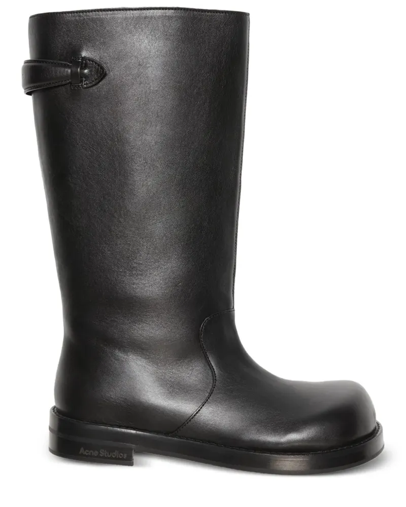 Acne Studios Stiefel mit Schnalle - Schwarz Schwarz