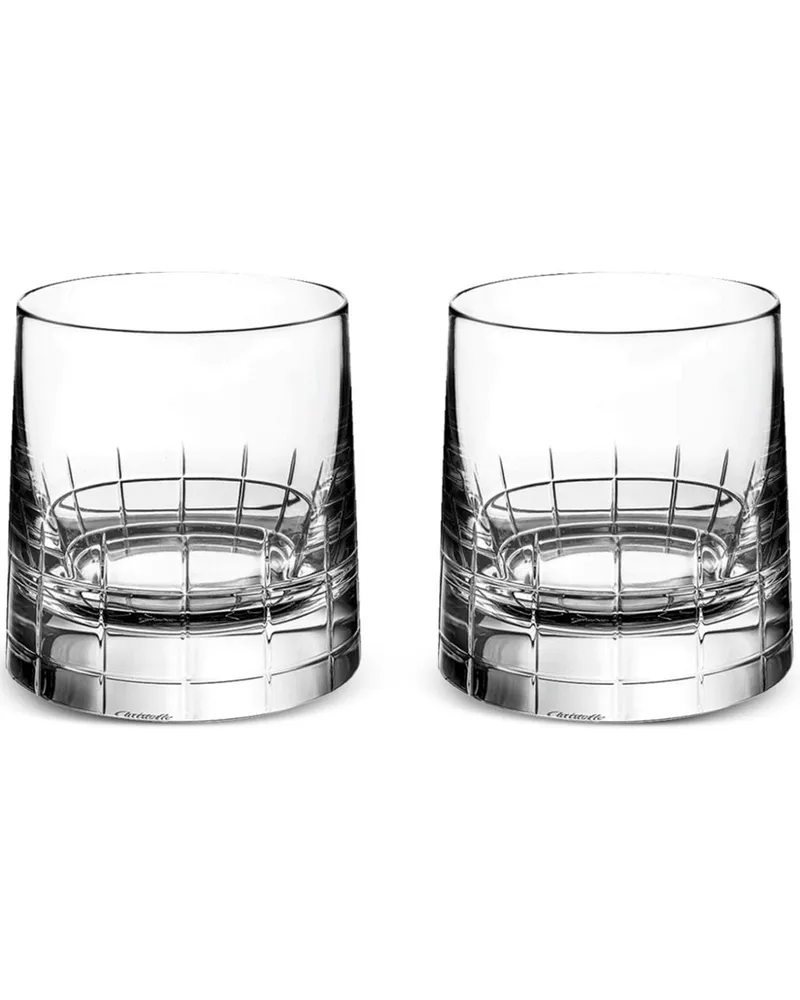 Christofle Old Fashioned Gläser aus Kristall (2er-Set) - Weiß Weiß