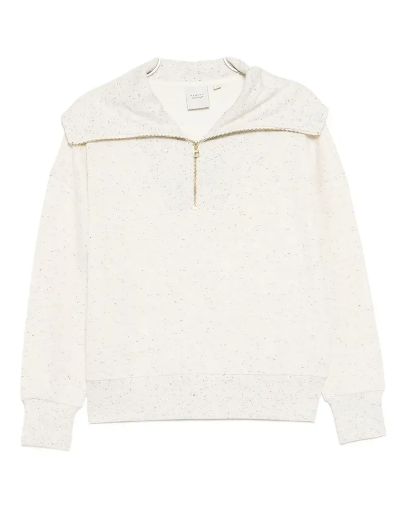 Varley Catherine half-zip sweat - Nude Nude