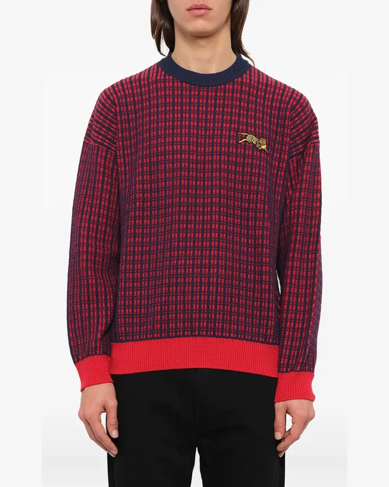Kenzo Karierter Pullover - Rot Rot
