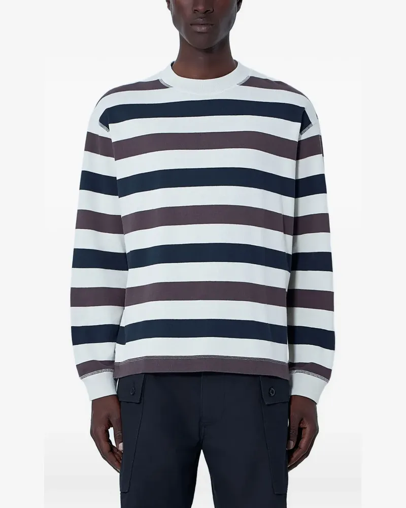 Margaret Howell horizontal-stripe sweatshirt - Nude Nude