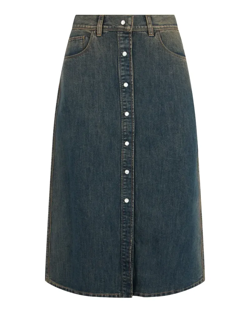 Fendi Ausgeblichenes Jeanshemd - Blau Blau