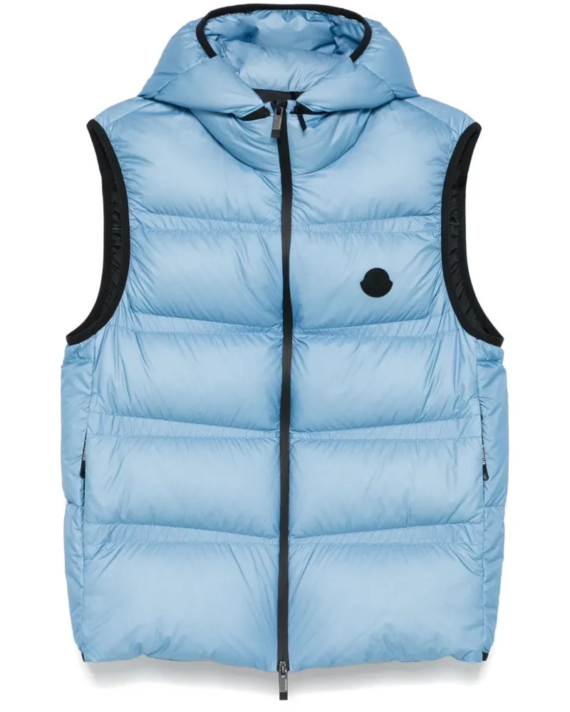 Moncler Lausen Kapuzenweste - Blau Blau