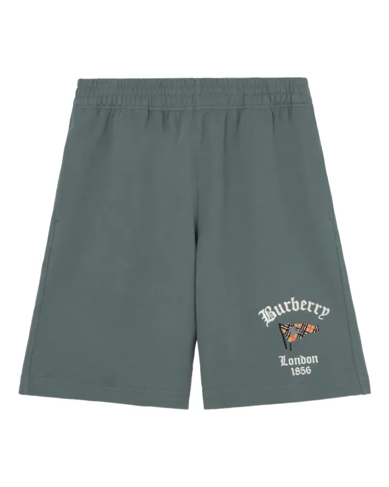 Burberry Baumwollshorts mit Karomuster - Blau Blau