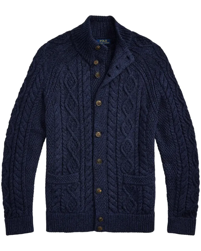 Ralph Lauren Cardigan mit Aran-Strickmuster - Blau Blau