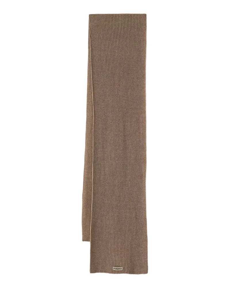 Pinko ribbed-knit scarf - Braun Braun