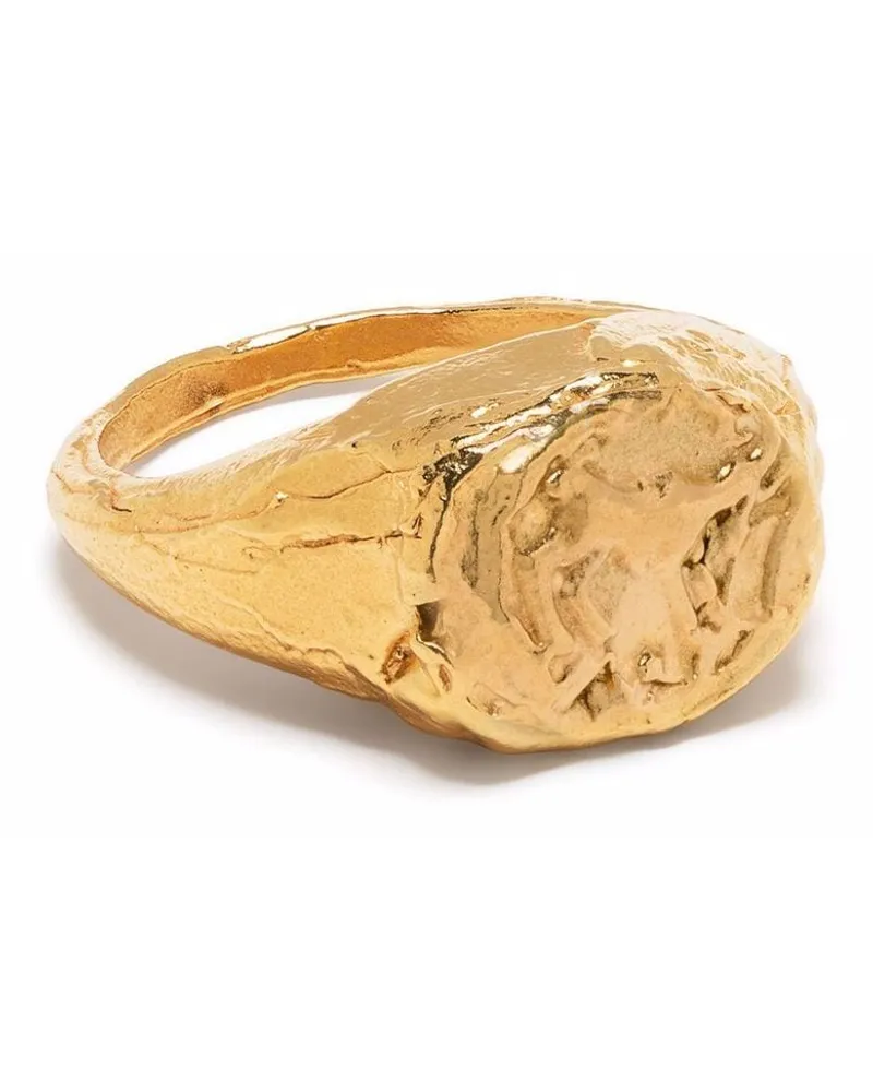 Alighieri Siegelring mit Widder-Motiv - Gold Gold