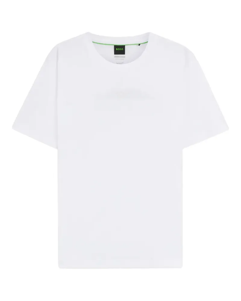 HUGO BOSS T-Shirt mit Auto-Print - Weiß Weiß