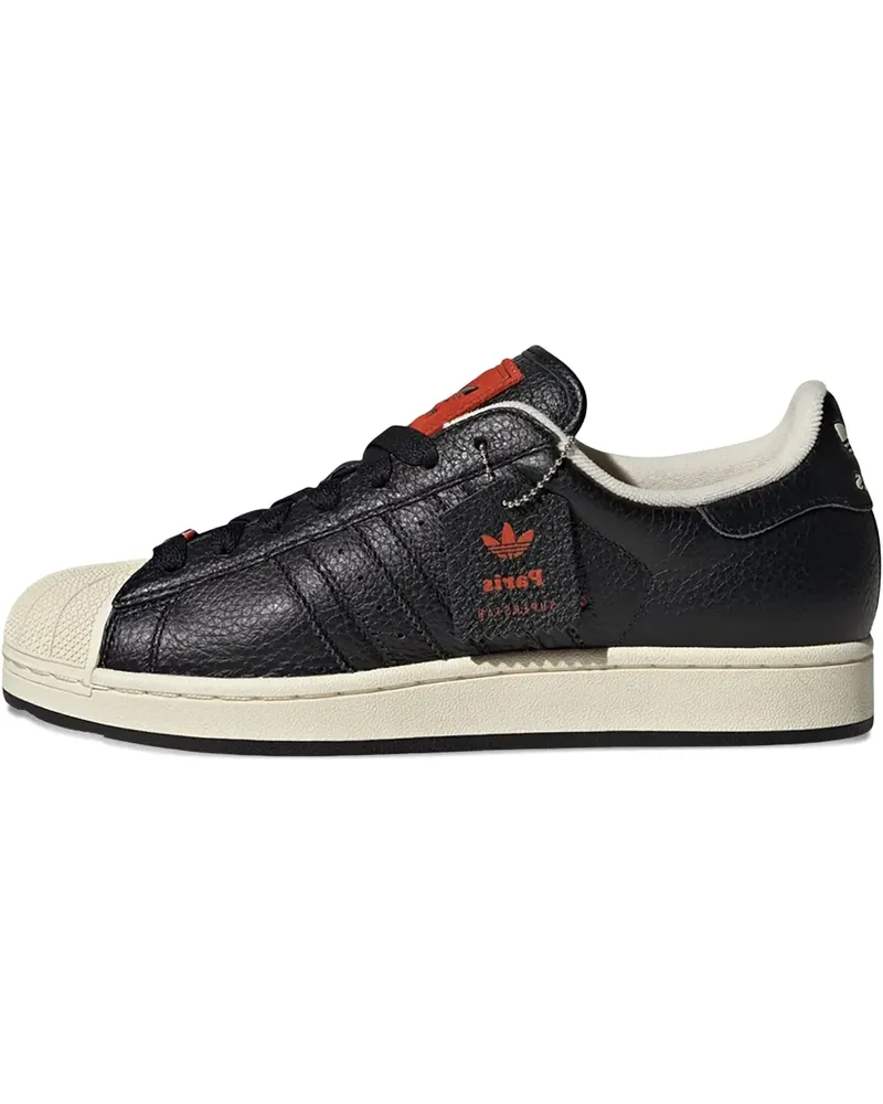 adidas Superstar II Sneakers mit strukturiertem Detail - Schwarz Schwarz