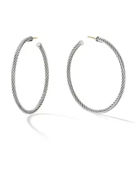 David Yurman Cable Creolen aus Sterlingsilber Silber