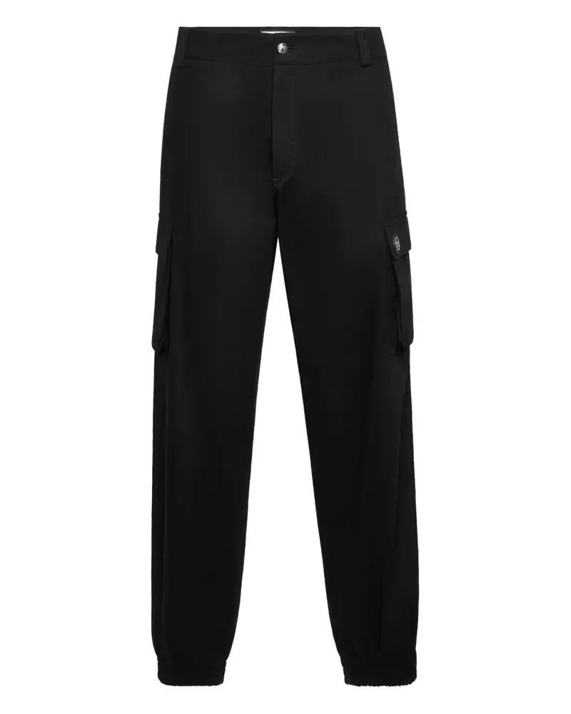 Philipp Plein Cargohose mit geradem Bein - Schwarz Schwarz