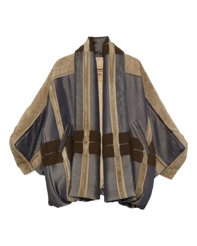 Uma Wang Gestreifte Jacke - Braun Braun