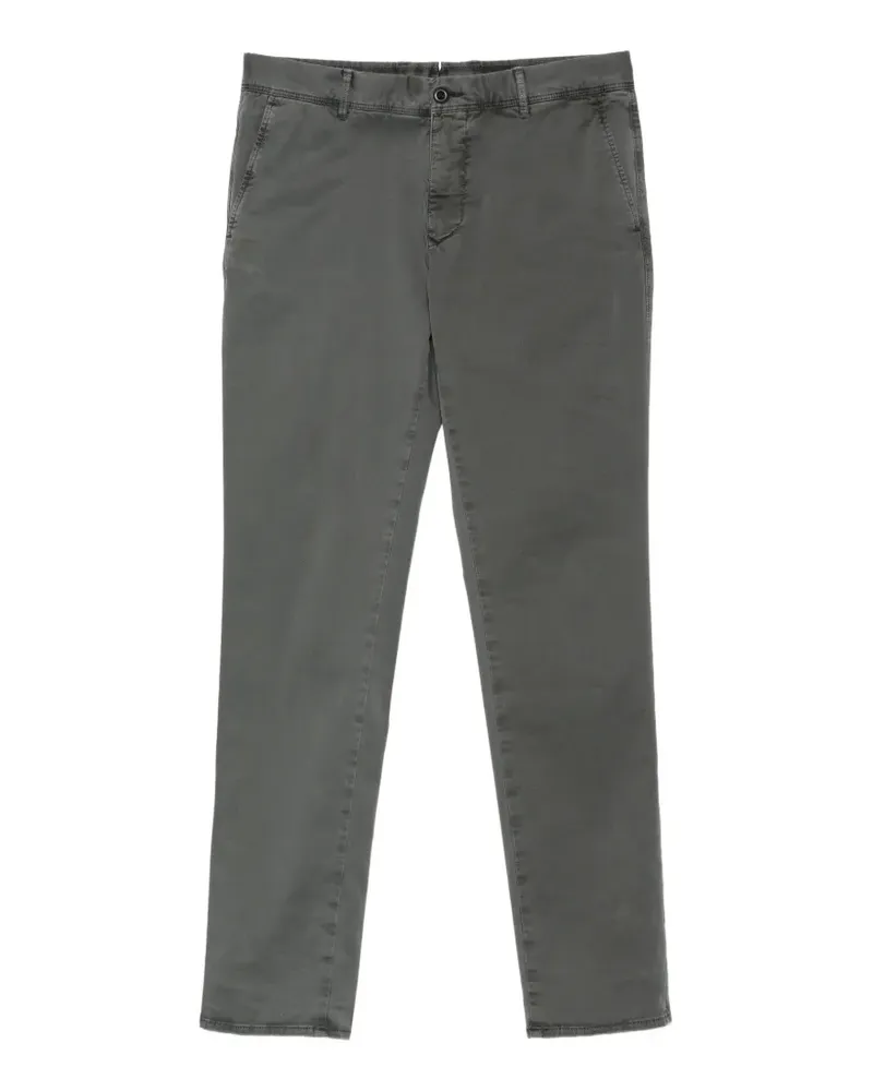 Incotex Chino mit schmalem Schnitt - Grau Grau