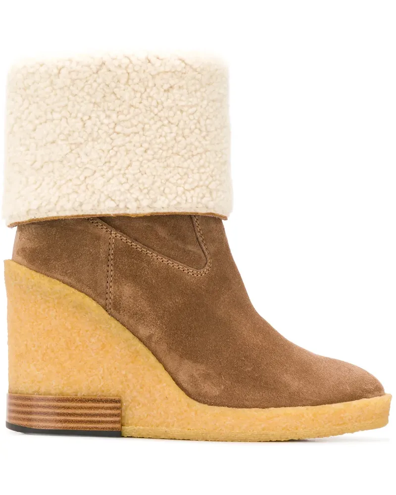 TOD'S Stiefeletten mit Wedge-Absatz - Braun Braun