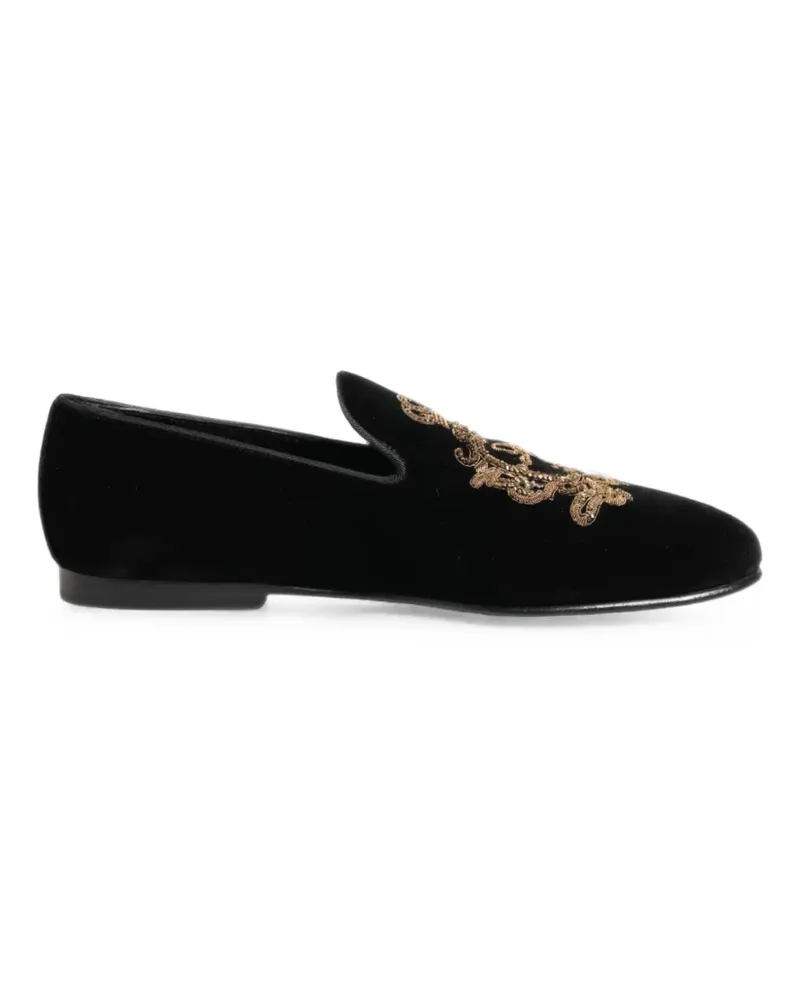 Dolce & Gabbana Milano' Slipper - Schwarz Schwarz