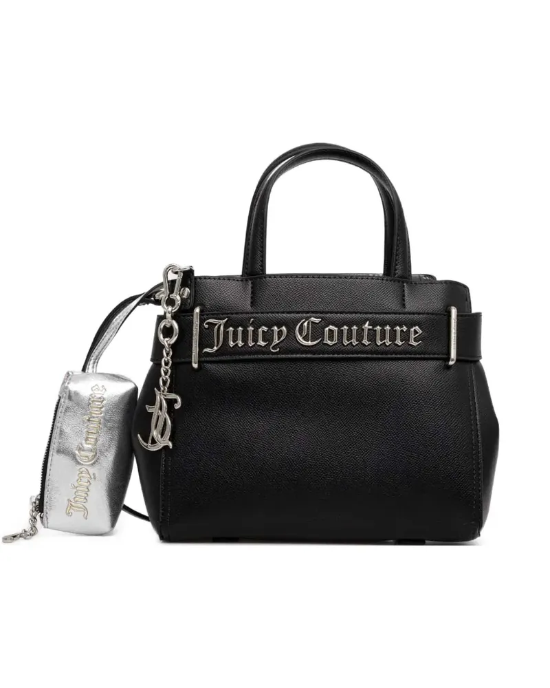 Juicy Couture Henkel-Tote Bag mit Logo-Anhänger - Schwarz Schwarz