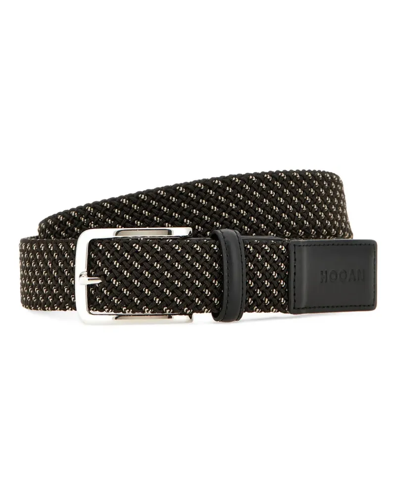 Hogan elastic belt - Schwarz Schwarz