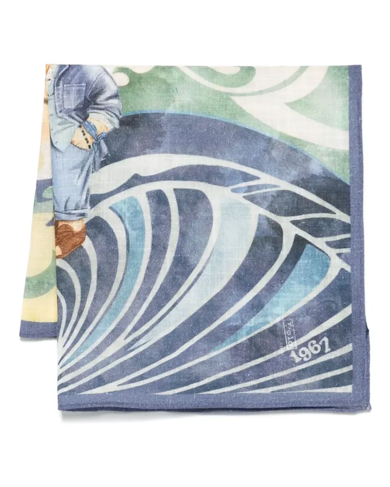Ralph Lauren Polo Bear Schal - Blau Blau